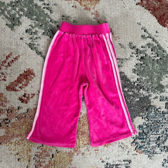 Y2K Adidas Hot Pink White Flare Bottoms 24 Month Girl Baby Toddler Girl EUC - Picture 8 of 8